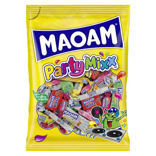 Süssware Maoam Maoam Party Mixx 1 BT 1 KKG Kaubonbon, Teilweise mit Cola-Geschmack 400g im Beutel - Produktbild