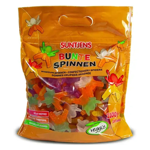 Suntjens Bunte Spinnen 100 Stück im Beutel