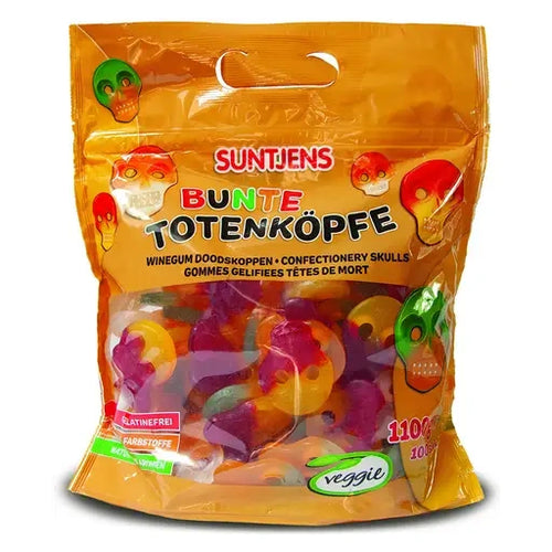 Suntjens Bunte Totenköpfe 100 Stück im Beutel
