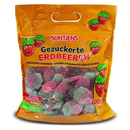 Suntjens Gezuckerte Erdbeeren 100 Stück im Beutel