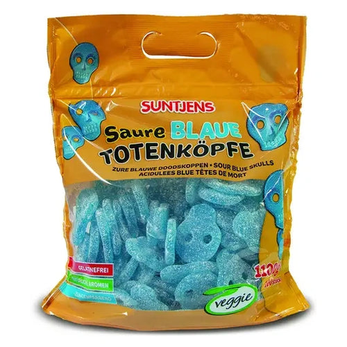 Suntjens Saure Blaue Totenköpfe 100 Stück im Beutel