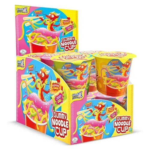 Sweet Flash Gummy Noodle Cup 12 Stück im Karton