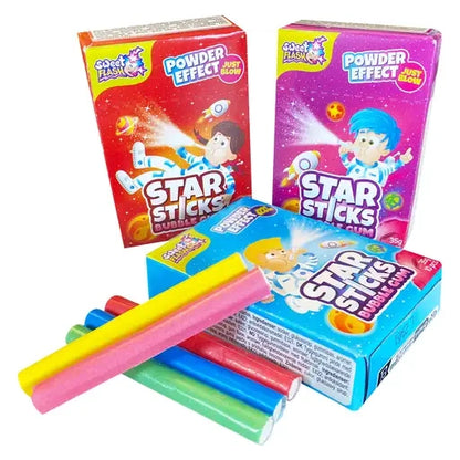 Sweet Flash Star Sticks 18 Stück im Karton