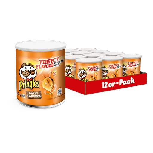 Pringles Sweet Paprika 12x40g im Karton