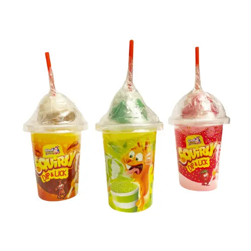 Sweet Flash Squirly Dip&Lick 15 Stück im Karton