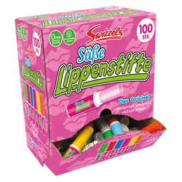 Swizzels Candy Lipstick Fizzers 100 Stück in der Dose