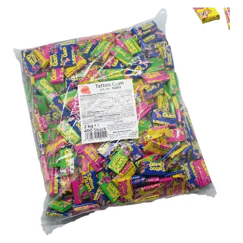 Sweet Flash Tattoo Gum 400 Stück im Karton