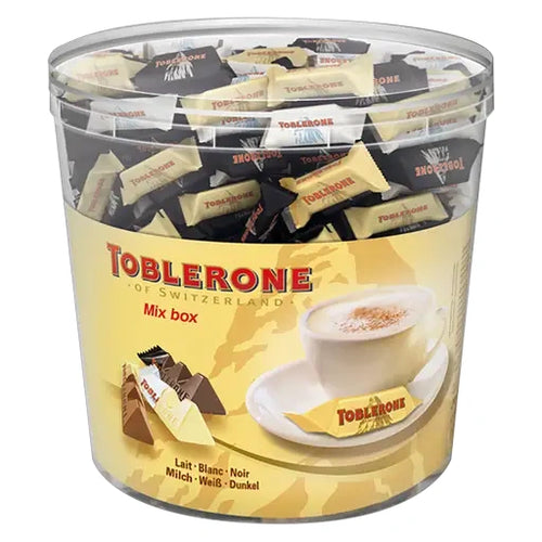 Toblerone Miniatures Mix 113 Stück in der Dose