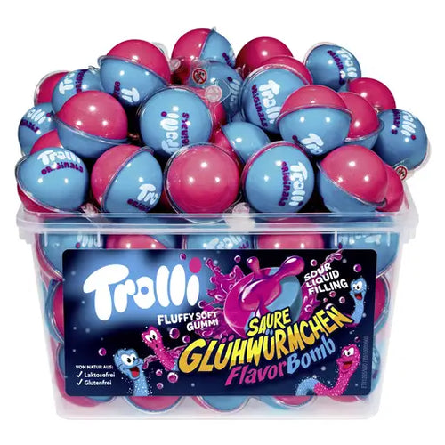 Trolli Flavorbomb Saure Glühwürmchen 60 St. 1128g - Produktbild