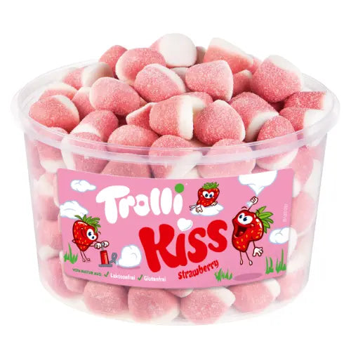Trolli Kiss Schaumerbeeren 150 Stück in der Dose