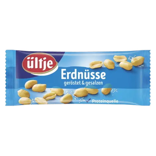 ültje Erdnüsse geröstet und gesalzen 20x50g im Karton