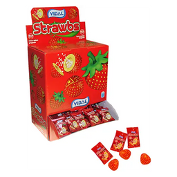Vidal Strawbs 200 Stück im Karton