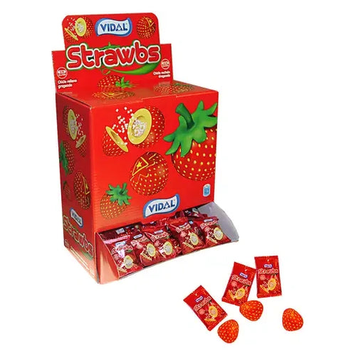 Vidal Strawbs 200 Stück im Karton