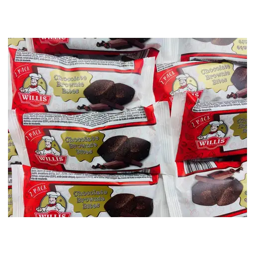 Willis Brownie Bites 2-Pack 50g 44 Stück im Karton