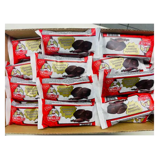 Willis<br> Brownie Bites 2-Pack 50g<br> 44 Stück im Karton<br>
