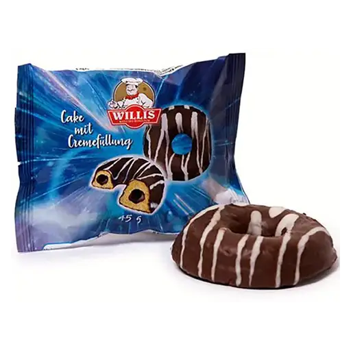Williis<br> Donut Cake 45g<br> 42 Stück im Karton<br>