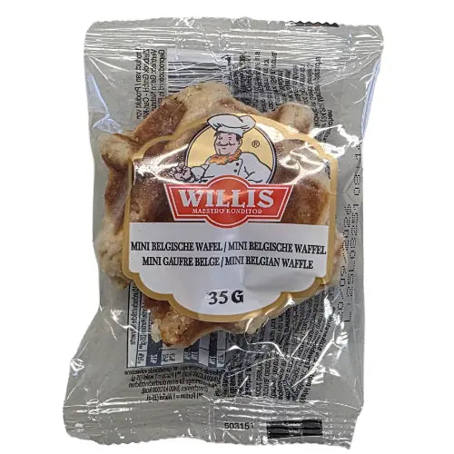Willis Mini Belgische Waffeln 50 Stück im Beutel