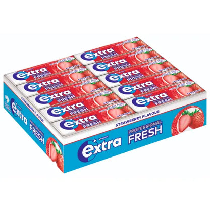 Wrigley's Extra Professional Fresh Erdbeere 30x10 Dragees im Karton