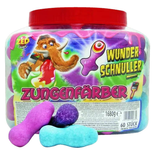ZED Wunderschnuller Zungenfärber 60 Stück in der Dose