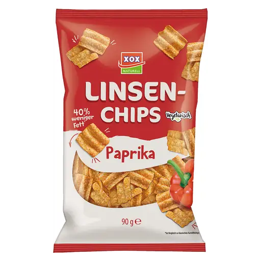 XOX Linsenchips 90g im Beutel