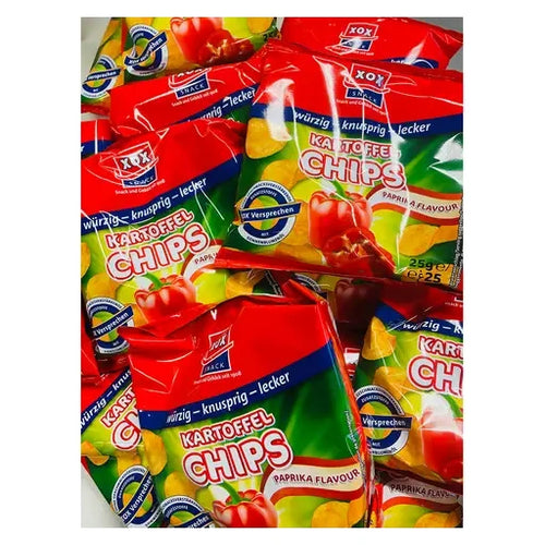 XOX Karnevalschips Paprika 56x25g im Karton