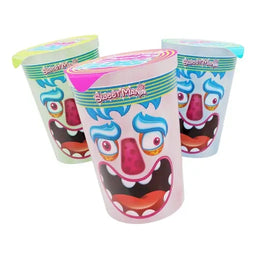 Sweetmania Zuckerwatte in Bechern +Tattoo 12 Stück im Karton