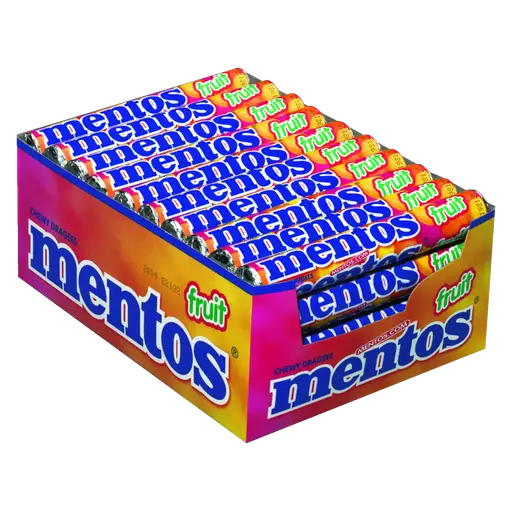 Mentos Fruit 40 Stück im Karton