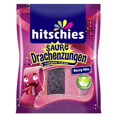 hitschies Saure Drachenzungen Berry Mix 125g im Beutel