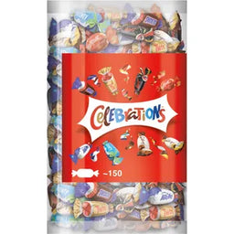 Celebrations Schokoriegel Blisterbox, 1435g, verschiedene Sorten, 150 Riegel