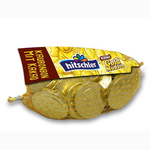 Hitschler<br>   Schoko Gold Münzen<br>   150g im Netz<br>