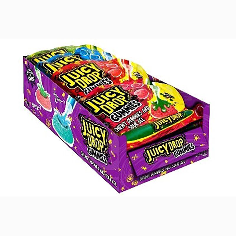 Bazooka<br> Juicy Drop Gummies<br> 12 Stück im Karton<br>