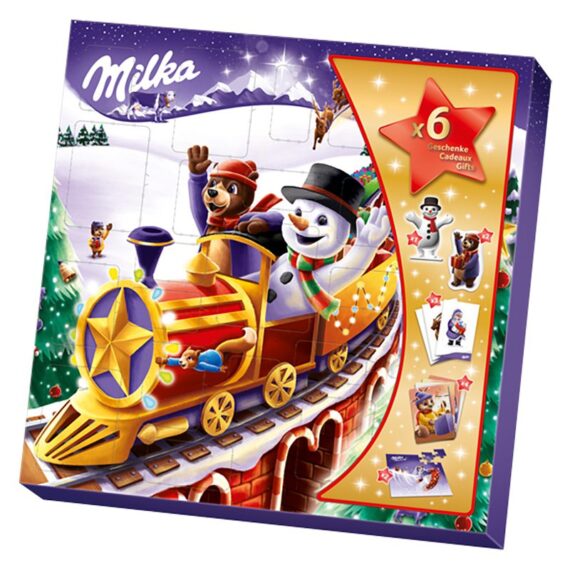 Milka<br> Adventskalender Eisenbahn<br> 143g<br>