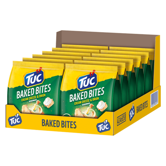 TUC<br> Bakes Bites Cheese&Onion<br> 6x110g im Karton<br>