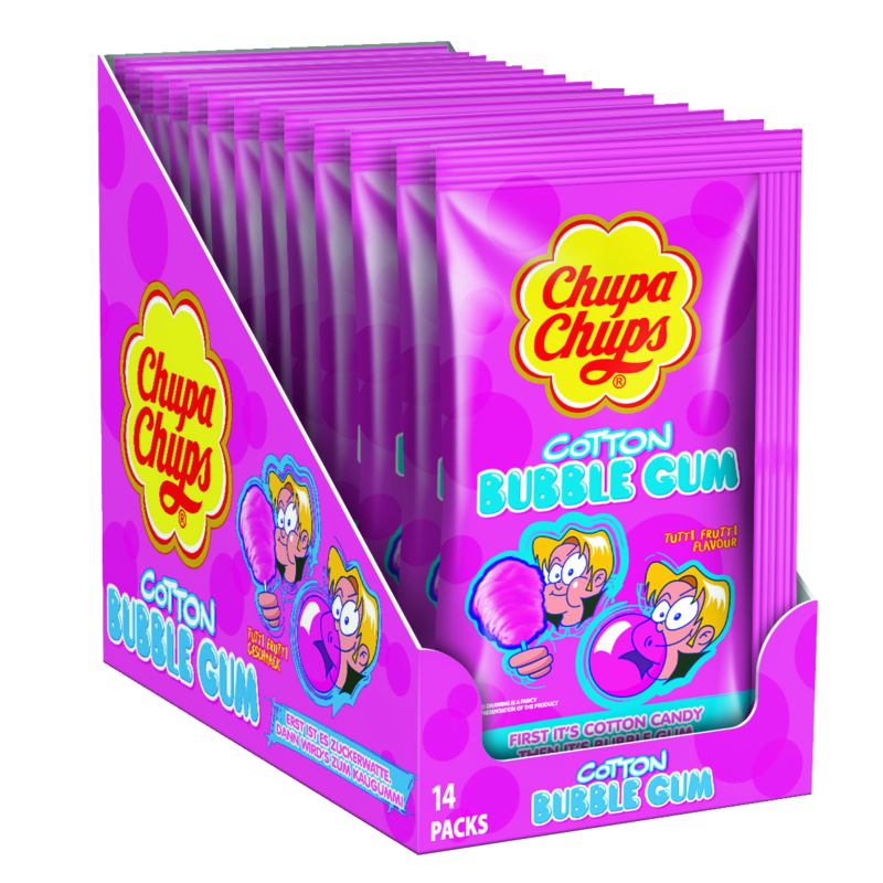 Chupa Chups<br> Cotton Tutti Frutti<br> 14 Stück im Karton<br>
