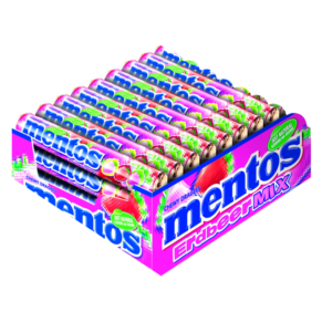 Mentos<br> Erdbeer Mix<br> 40 Stück im Karton<br>