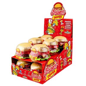 Funny Candy<br> Burger Dipper<br> 12 Stück im Karton<br>
