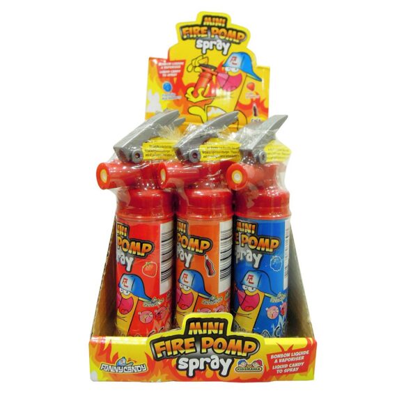 Funny Candy<br> Mini Fire Pomp Spray<br>12 Stück im Karton<br>