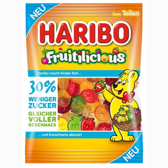 Haribo<br>  Fruitilicious<br>  160 g<br>