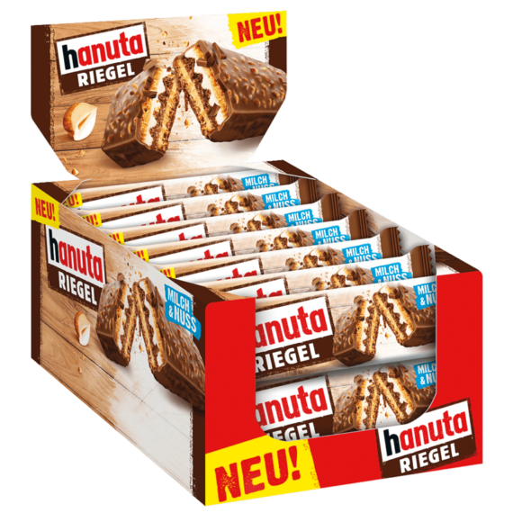 Hanuta<br> Riegel<br> 14x34,5g im Karton<br>