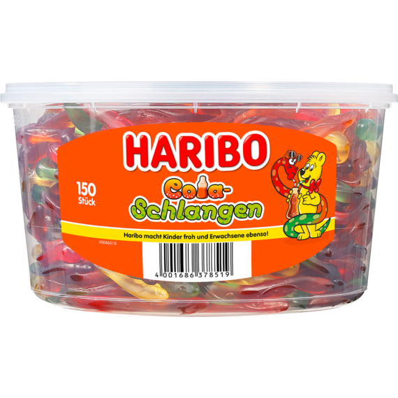 Haribo Cola Schlangen Dose