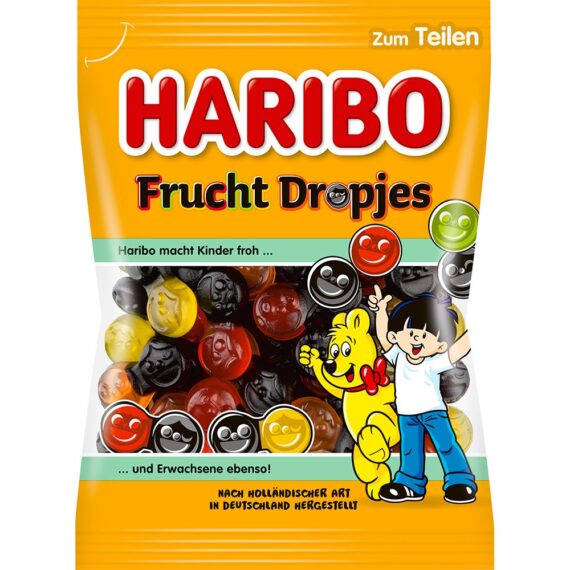 Haribo<br> Frucht Dropjes<br> 175g<br>