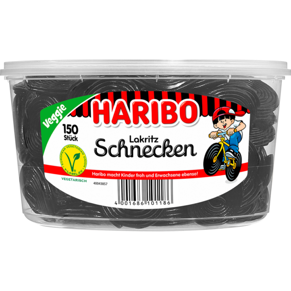 Haribo Lakritz Schnecken Dose