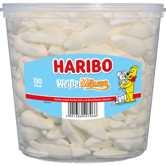 Haribo Weisse Mäuse Dose