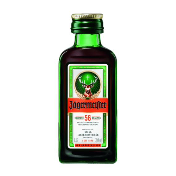 Jägermeister<br>  35% vol<br>  24x0,02l im Karton<br>