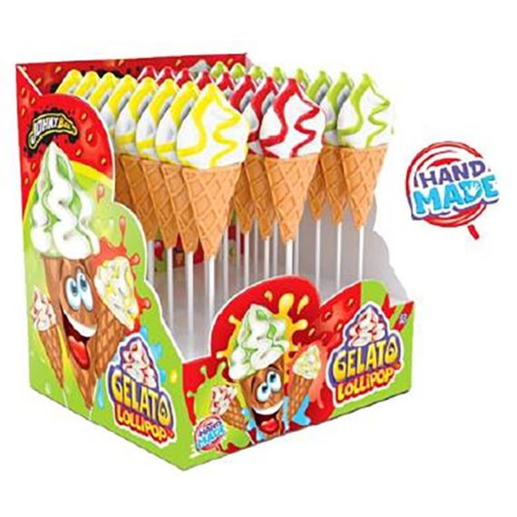 Johny Bee<br> Gelato Lollipop<br> 25 Stück im Karton<br>