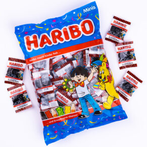 Haribo<br>Lakritz Schnecken Minis<br> ca. 100 Stück im Beutel<br>