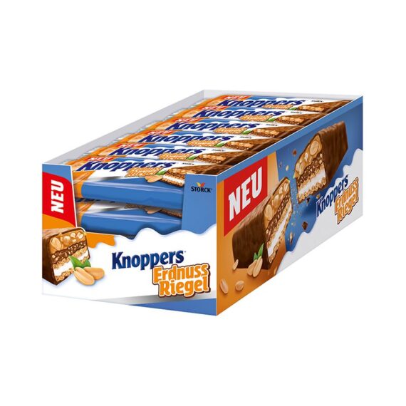 Knoppers<br> ErdnussRiegel<br> 24x40g im Karton<br>