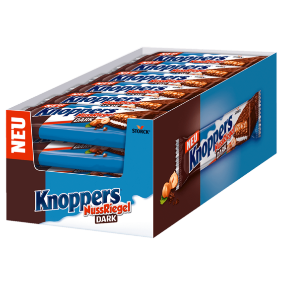 Knoppers<br> NussRiegel Dark<br> 24x40g im Karton<br>