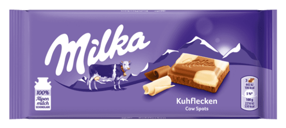 Milka<br> Kuhflecken<br> 23x100g im Karton<br>