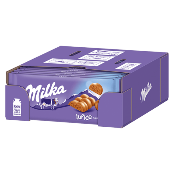 Milka<br> Luflée<br> 13x100g im Karton<br>